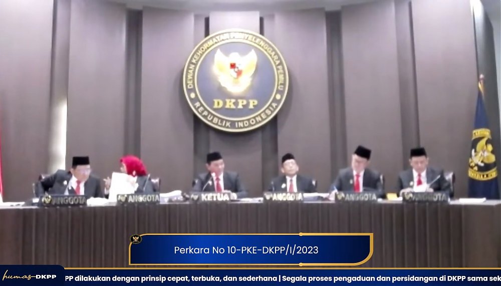 DKPP Gelar Sidang Dugaan Pelanggaran Etik Verifikasi Partai Pemilu 2024