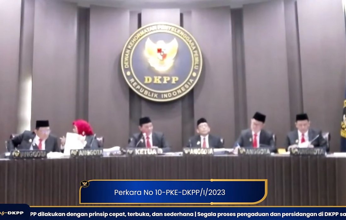 DKPP Gelar Sidang Dugaan Pelanggaran Etik Verifikasi Partai Pemilu 2024